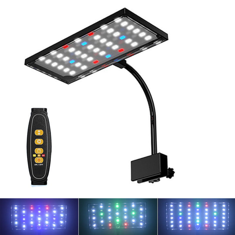 Aquarium Plant Ornament - USB水槽用LEDライト フルスペクトラム 水生植物育成ランプ 魚水槽用 明るさ調整可能 調光機能付き