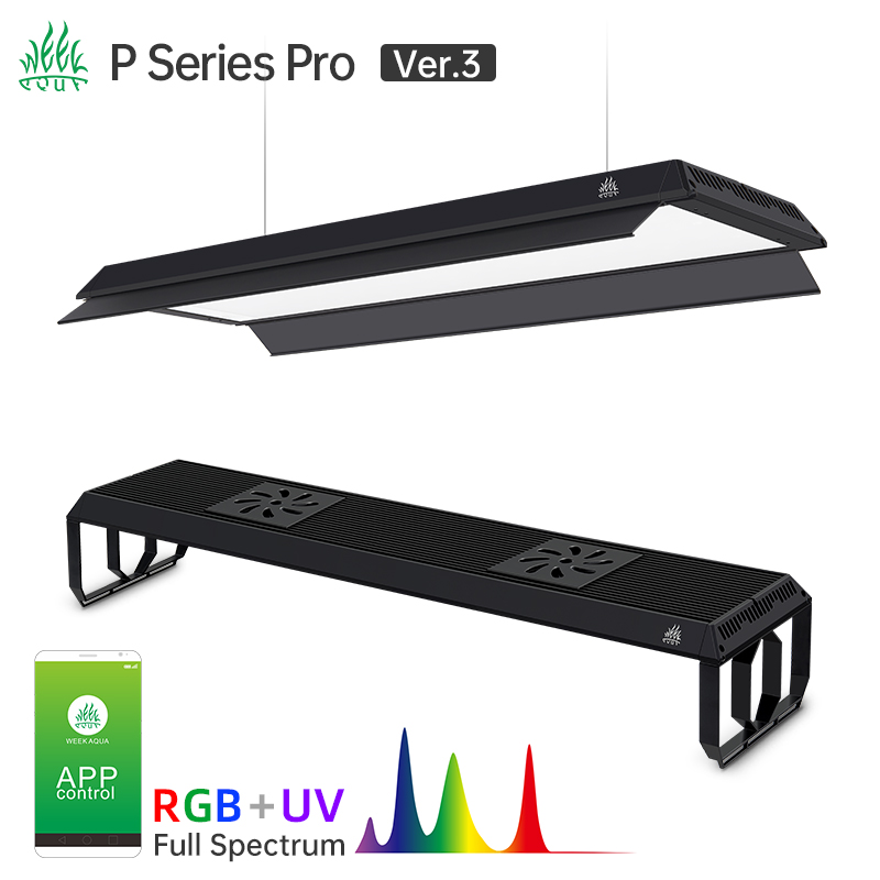 Aquarium Plant On Top - ウィークアクアPシリーズ Pro Ver. 3 最新アップグレード水族館植物成長ライト水生フルスペクトル LED