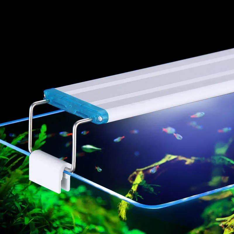 Planted Aquarium Pendant Light - 18-75 センチメートルスーパースリム LED 水族館照明水生植物ライト拡張可能な防水クリップオンランプ水槽 90-260V
