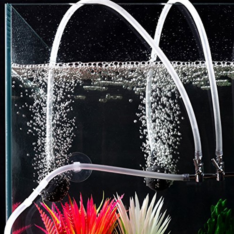 Aquarium Sand White - 1 メートル/5 メートル/10 メートル水族館酸素ポンプホース気泡石水族館の水槽池ポンプチューブ 4*6 ミリメートル白色