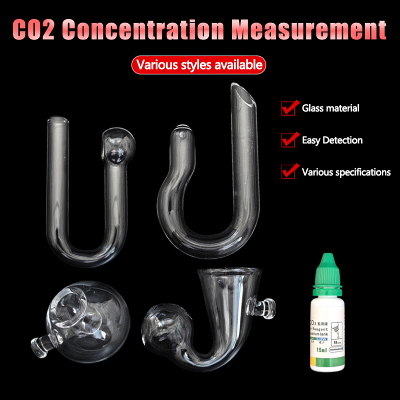 Planted Aquarium Ph - 拡散ガラス CO2 ドロップチェッカー水族館ハングオン CO2 モニターセンサー検出器インジケータ水槽水生植栽タンクテスト PH