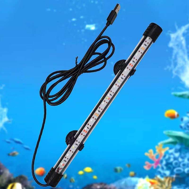 Aquarium Plant Ornament - 17-47 センチメートル USB プラグ水族館ライト LED 防水水槽ライト水中照明水中ランプ植物成長ランプ