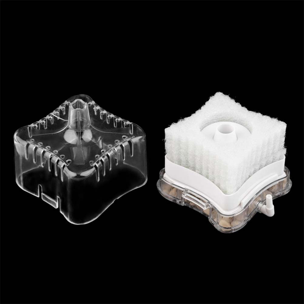 水槽ミニフィルター ホワイトプラスチック 8x8x5.5cm - Aquarium Sand White のレビューと価格