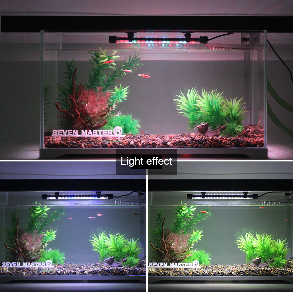 水族館ライト LED 植物成長ランプ防水水槽ライト 18-5 - Aquarium Plant Ornament のレビューと価格