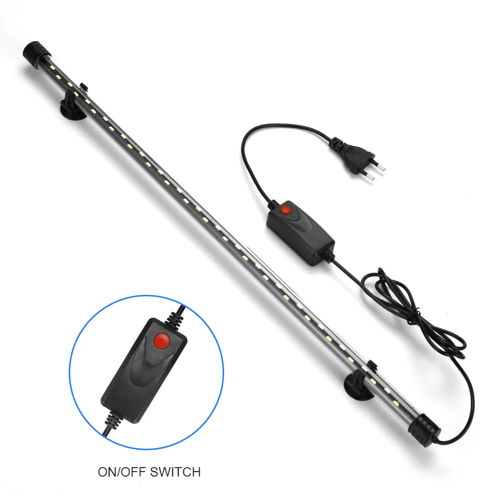 水族館ライト LED 植物成長ランプ防水水槽ライト 18-5 - Aquarium Plant Ornament のレビューと価格