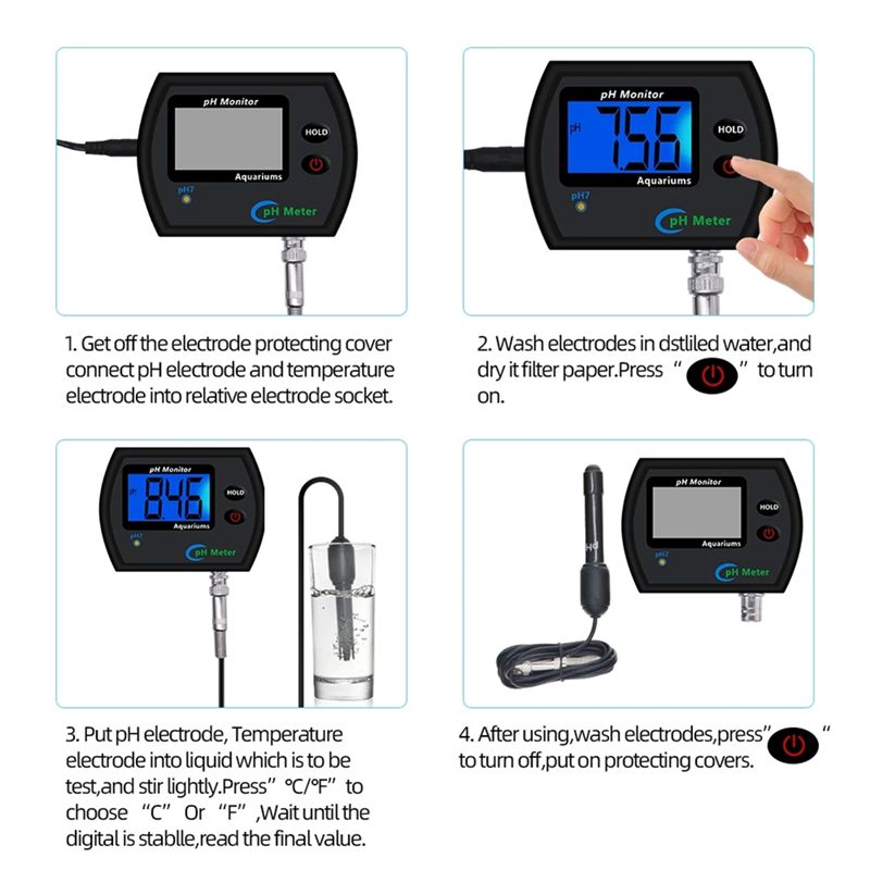 M12K-PHメーター オンラインPHモニター 水槽、プール - Planted Aquarium Ph のレビューと価格