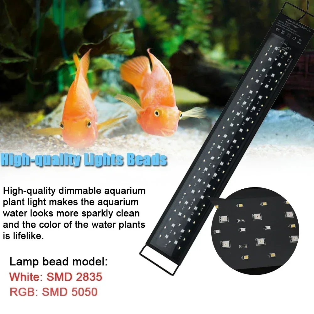 防水68-ip68 LED水族館ライト,植物成長ランプ付きの - Planted Aquarium Pendant Light のレビューと価格