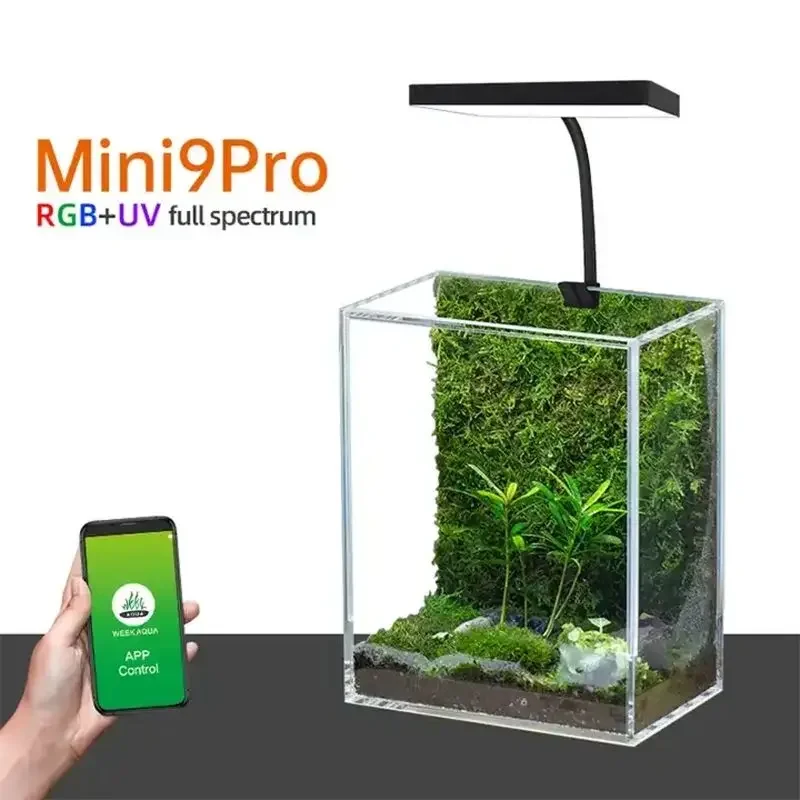 WEEK AQUA Mag Pro USBナノ水槽ライト 水 - Aquarium Plant Ornament のレビューと価格