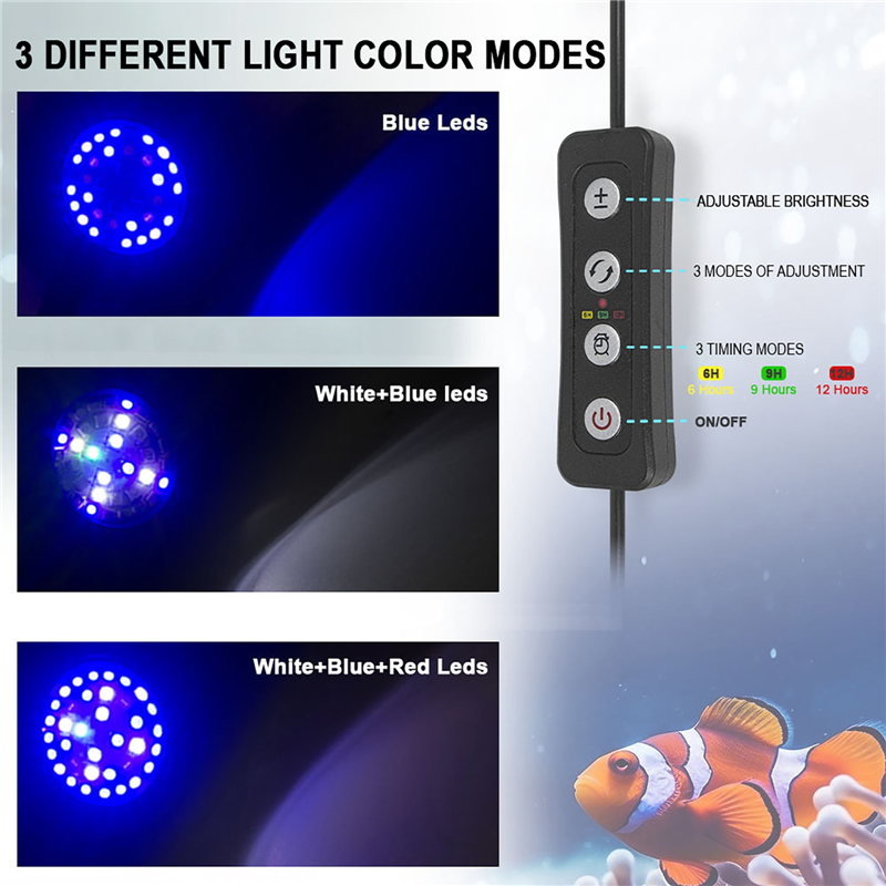 30 ワット水族館の水槽海水海水マリンサンゴ礁 LED と植 - Led Planted Tank Light のレビューと価格