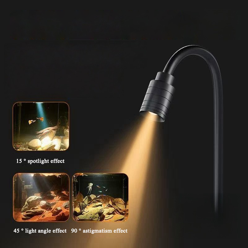 水族館ライト フルスペクトル水槽 LED ズーム可能なライト - Planted Aquarium Pendant Light のレビューと価格
