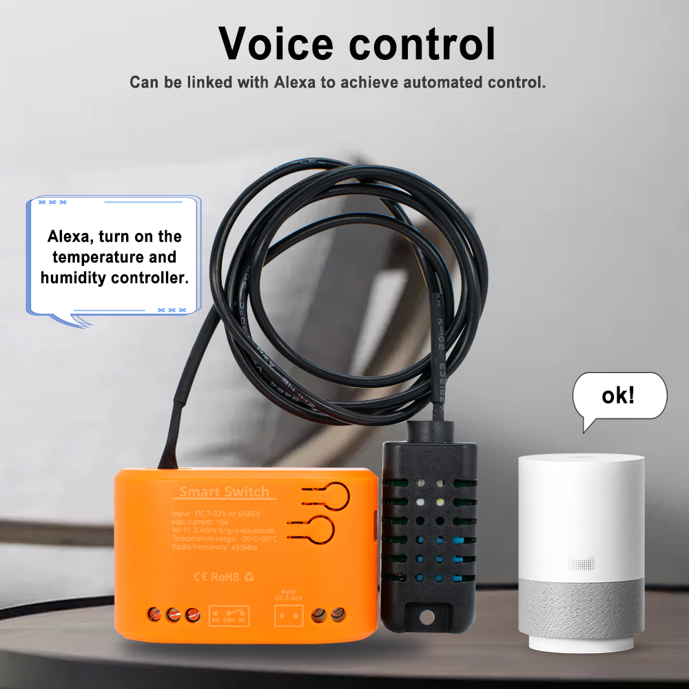 Tuya WiFi 温度湿度センサー外部プローブ付きスマート - Aquarium Plant のレビューと価格