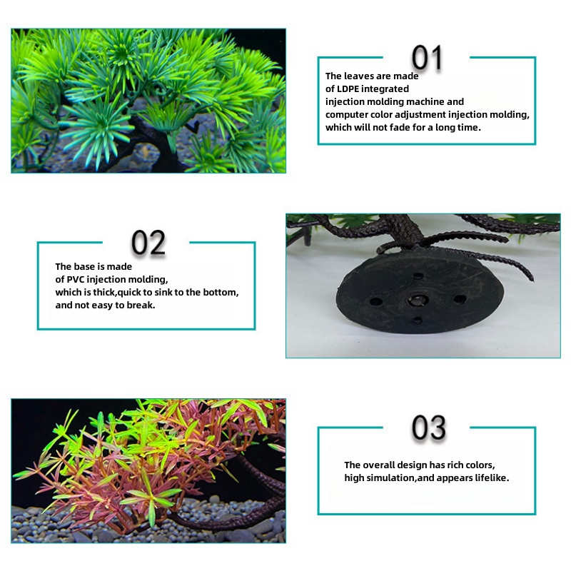 水族館の装飾,魚の木,人工植物,花の装飾,ポルノフィッシュの - Planted Aquarium For Goldfish のレビューと価格