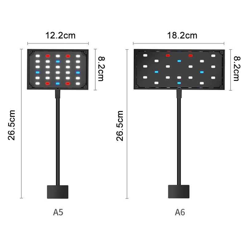 水族館 USB LED ライトフルスペクトル水生植物成長ラン - Aquarium Plant Ornament のレビューと価格