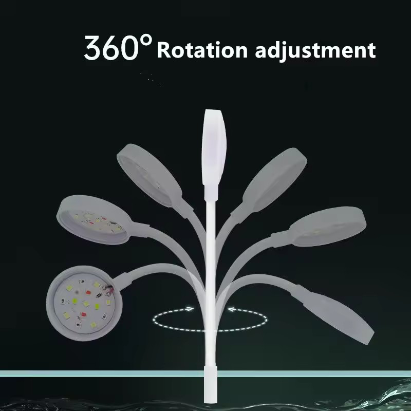USB LED水槽クリップランプ高透明度明るい補助照明ミニ水 - Aquarium Plant Ornament のレビューと価格