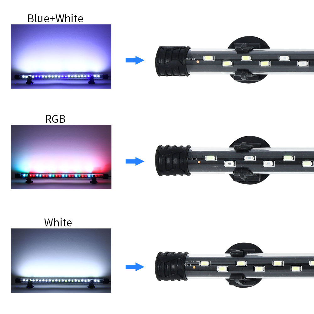 90-260V 水族館ライト LED 防水水槽クリップライト - Aquarium Plant Ornament のレビューと価格