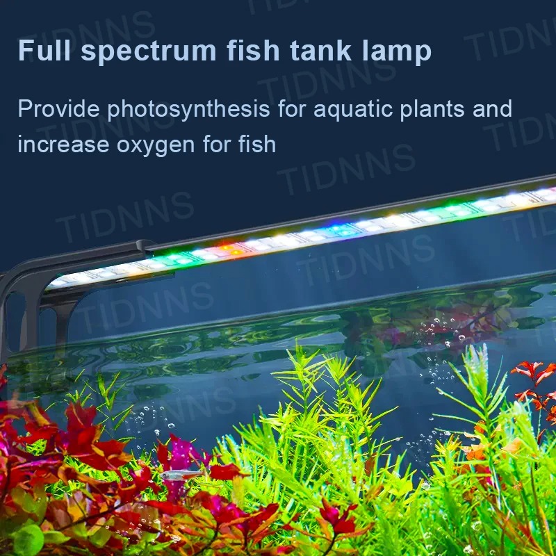 水族館ライト Led 植物成長照明拡張可能な防水クリップオン - Aquarium Plant Ornament のレビューと価格